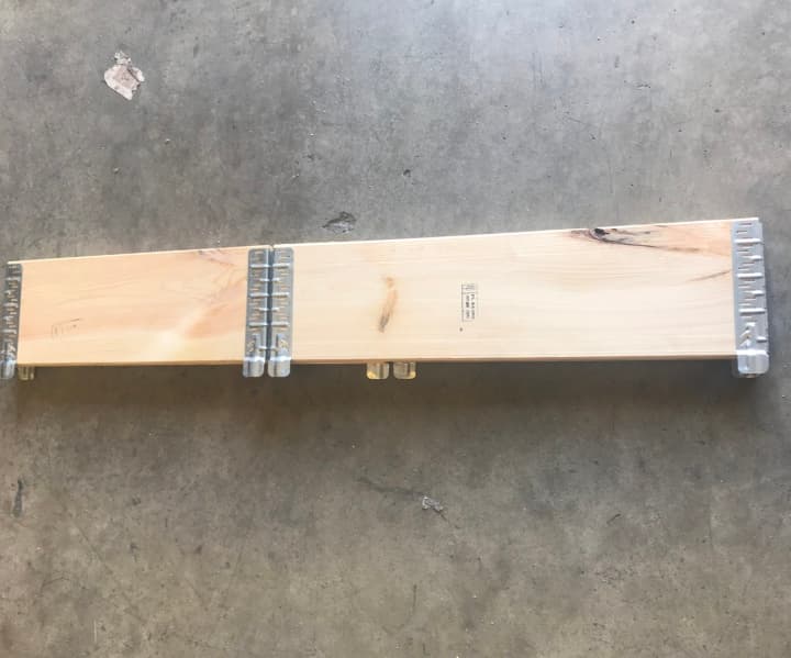 Cerco de madera plegable con bisagra galvanizada