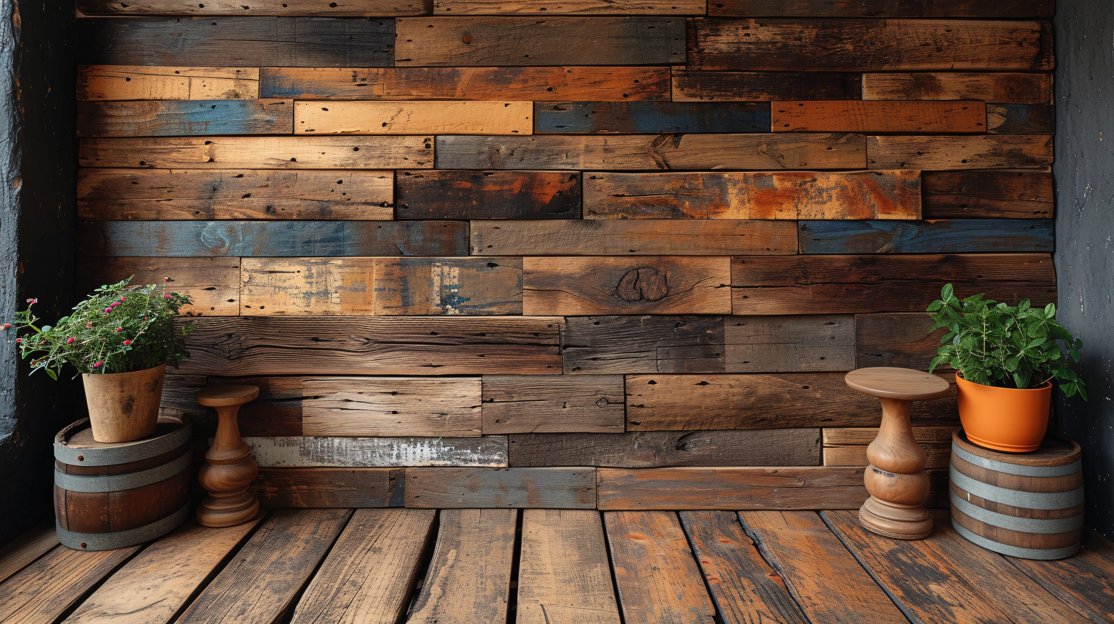 Tablas de madera para decoración vintage